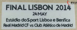 PATCH / ÉCUSSON - REAL MADRID FINALE 2014 LISBONNE