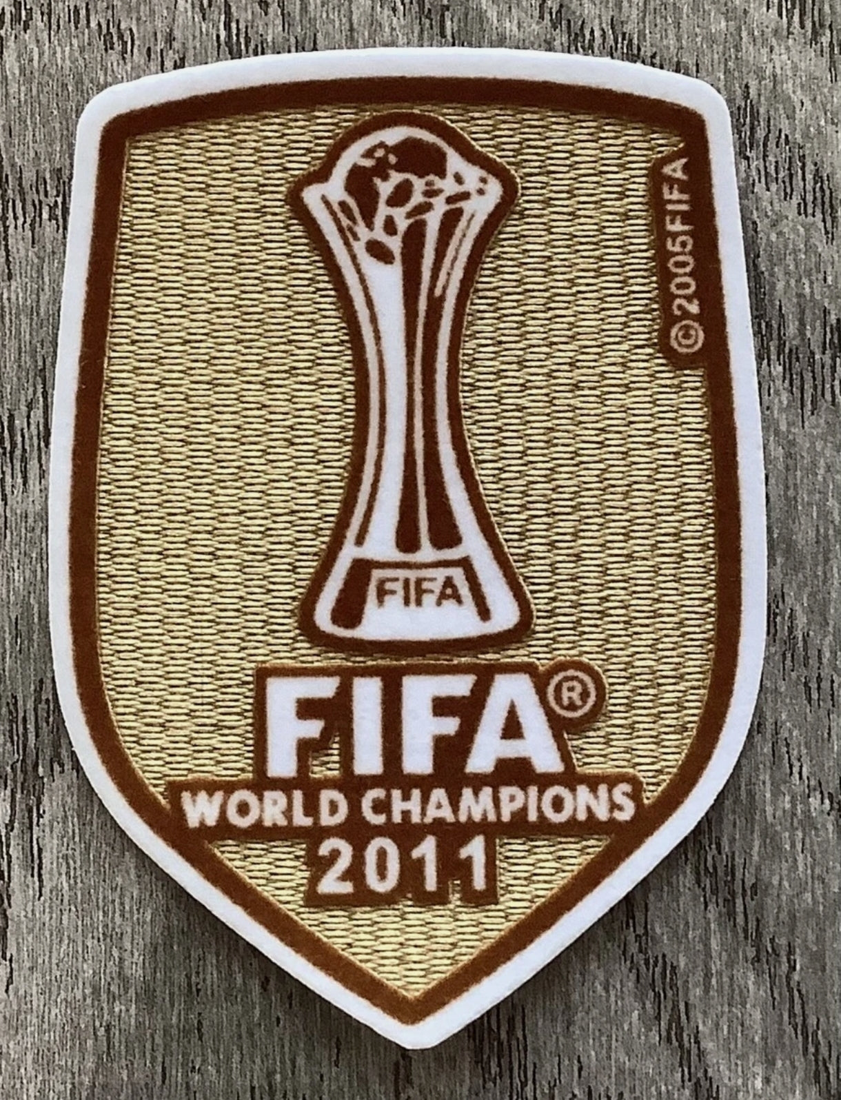 PATCH / ÉCUSSON CHAMPIONS DU MONDE FIFA 2011
