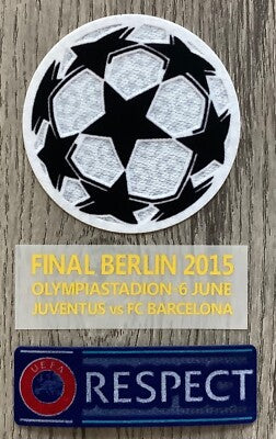 PATCH / ÉCUSSON - BARCELONE FINALE BERLIN 2015 COMPLET