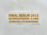 PATCH / ÉCUSSON - BARCELONE FINALE BERLIN 2015