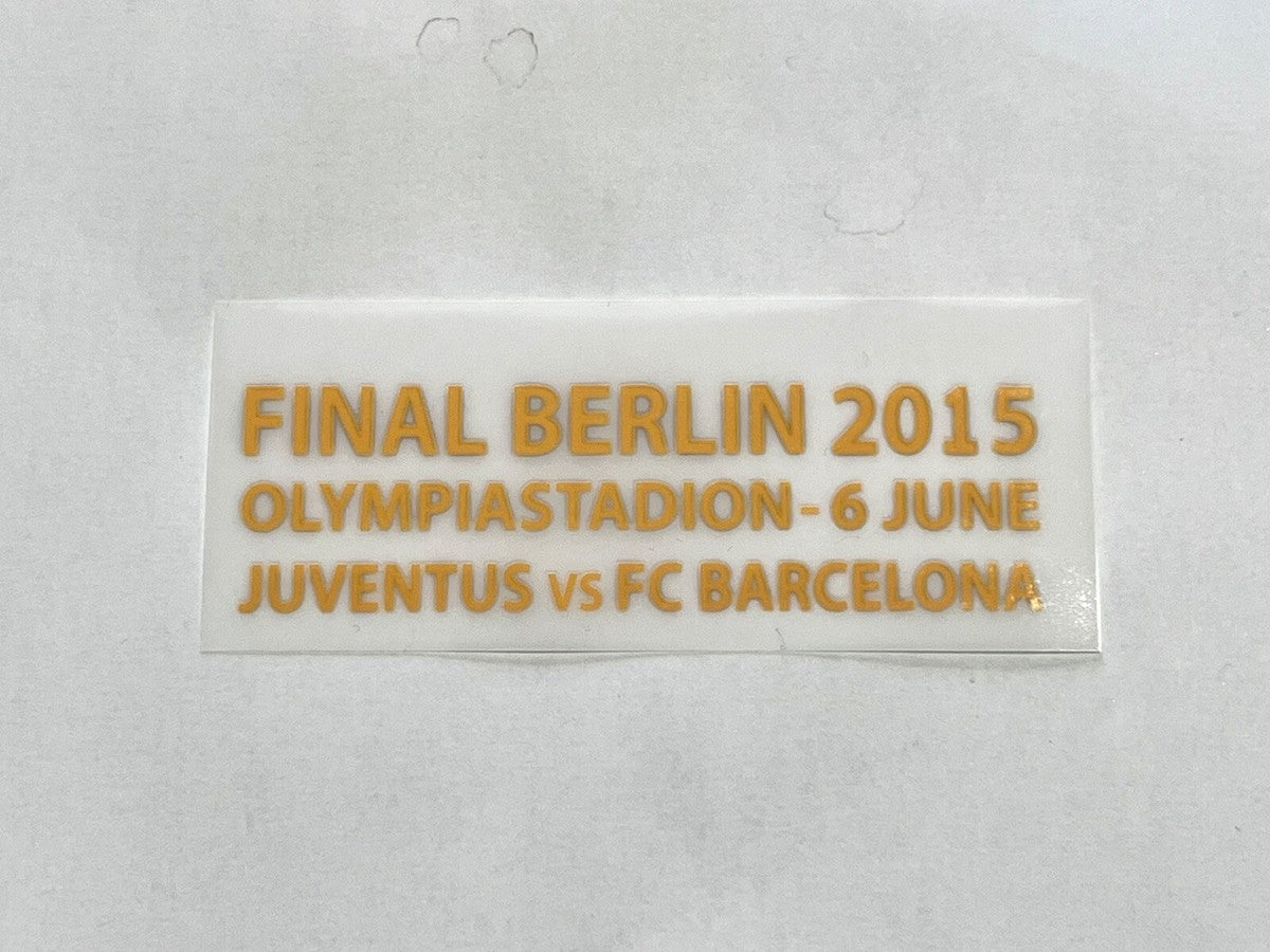 PATCH / ÉCUSSON - BARCELONE FINALE BERLIN 2015