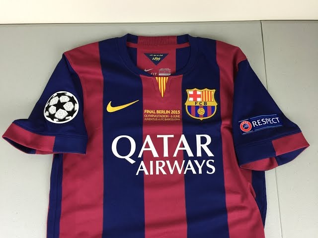 PATCH / ÉCUSSON - BARCELONE FINALE BERLIN 2015 COMPLET
